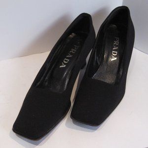 Black PRADA Pumps Euro Size 37 /  US Size 7